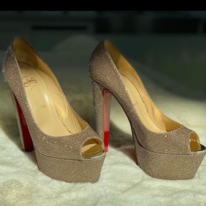 Christian Louboutin Altareva 160/Speccio Toe Sz 37